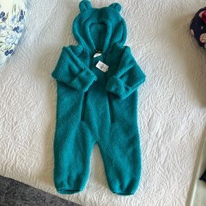 NWT L.L. Bean Fleece Bunting 3-6 Mo
